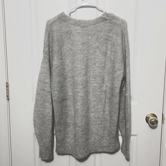 & Other Stories gray alpaca wool blend sweater size Small over sized - Picture 5 of 5